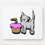 Cupcake Kitty Mousemats