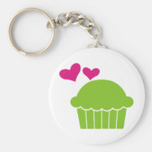 Cupcake Love Keychains