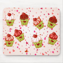 Cupcake Love Mouse Mats