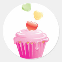 Cupcake Love Sticker