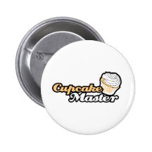 Cupcake Master Pinback Button