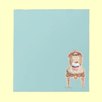 Cupcake n Pink Chair notepads