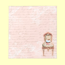 Cupcake n Pink Chair notepads