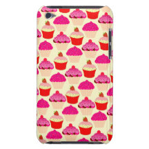 Cupcake Pattern iPod Touch Barely There Case Case-Mate iPod Touch Case