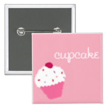 Cupcake Pinback Button