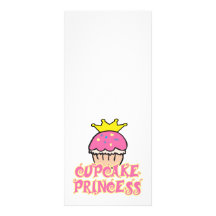 Cupcake Princess Rack Card Design