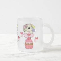 Cupcake Puppy Valentines Mug