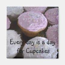 Cupcake Saying Magnets