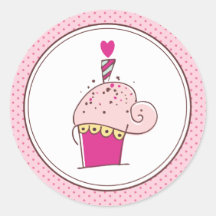 Cupcake Stickers