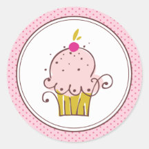 Cupcake Stickers