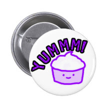 Cupcake Yummmm Buttons