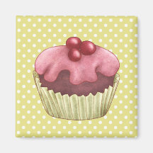 Cupcakes Cakes Pastry Magnet