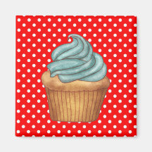Cupcakes Cakes Pastry Magnet