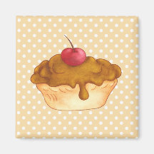 Cupcakes Cakes Pastry Magnet