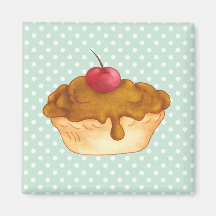 Cupcakes Cakes Pastry Magnet