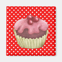 Cupcakes Cakes Pastry Magnet
