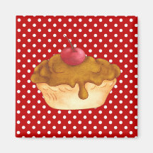 Cupcakes Cakes Pastry Magnet
