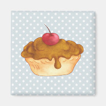Cupcakes Cakes Pastry Magnet