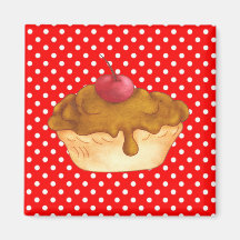 Cupcakes Cakes Pastry Magnet