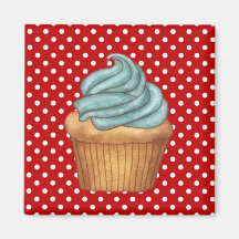Cupcakes Cakes Pastry Magnet