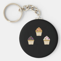 Cupcakes Live Love Keychain