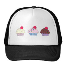 Cupcakes Mesh Hats