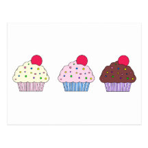 Cupcakes Post Card