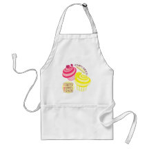 Cupcakes With Fresh Fruit - Raspberry & Lemon Aprons