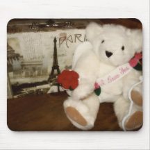 Cupid Bear Mouse Pad