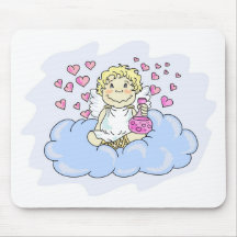 cupid-drunk with love mousepad