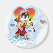 cupid fridge magnet