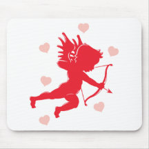 Cupid Strikes Mouse Pad