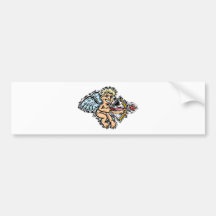 Cupid Valentine Bumper Stickers