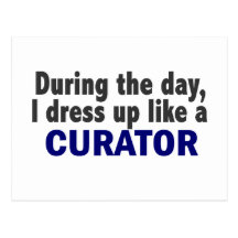 Curator During The Day Post Cards