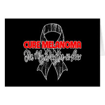 Cure Melanoma For My Daughter-in-Law Greeting Card