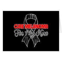 Cure Melanoma For My Hero Greeting Card