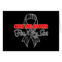 Cure Melanoma For My Son Cards