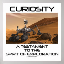 Curiosity A Testament To The Spirit Of Exploration Poster