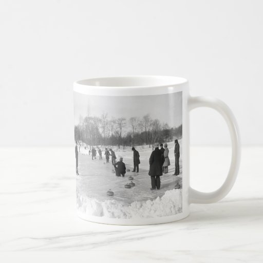 Curling in Central Park NYC Mug