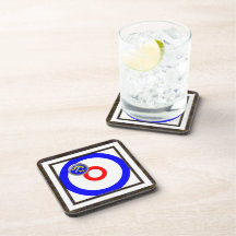 Curling Rocks Coasters
