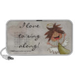 Curly Haired Angel-Pray for Today, Everyday! iPhone Speaker
