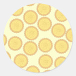 Custard Tart Pattern. Sticker