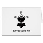 Custom Bachelorette Party Invite-Sexy Lingerie Greeting Card