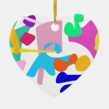 Custom Background Colour Joy Ornaments