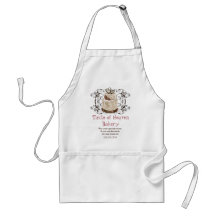 Custom Bakery Cake Business Logo Work Aprons