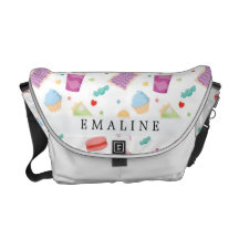 Custom Bright Sweet Treats Commuter Bag
