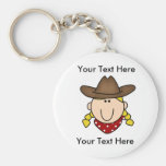 Custom Cowgirl Blonde Keychain