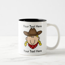 Custom Cowgirl Blonde Mug - Customisable