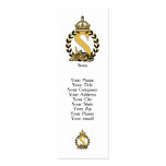 Custom Crown Monogram - S Business Cards