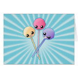 Custom Cute Lollipops Card